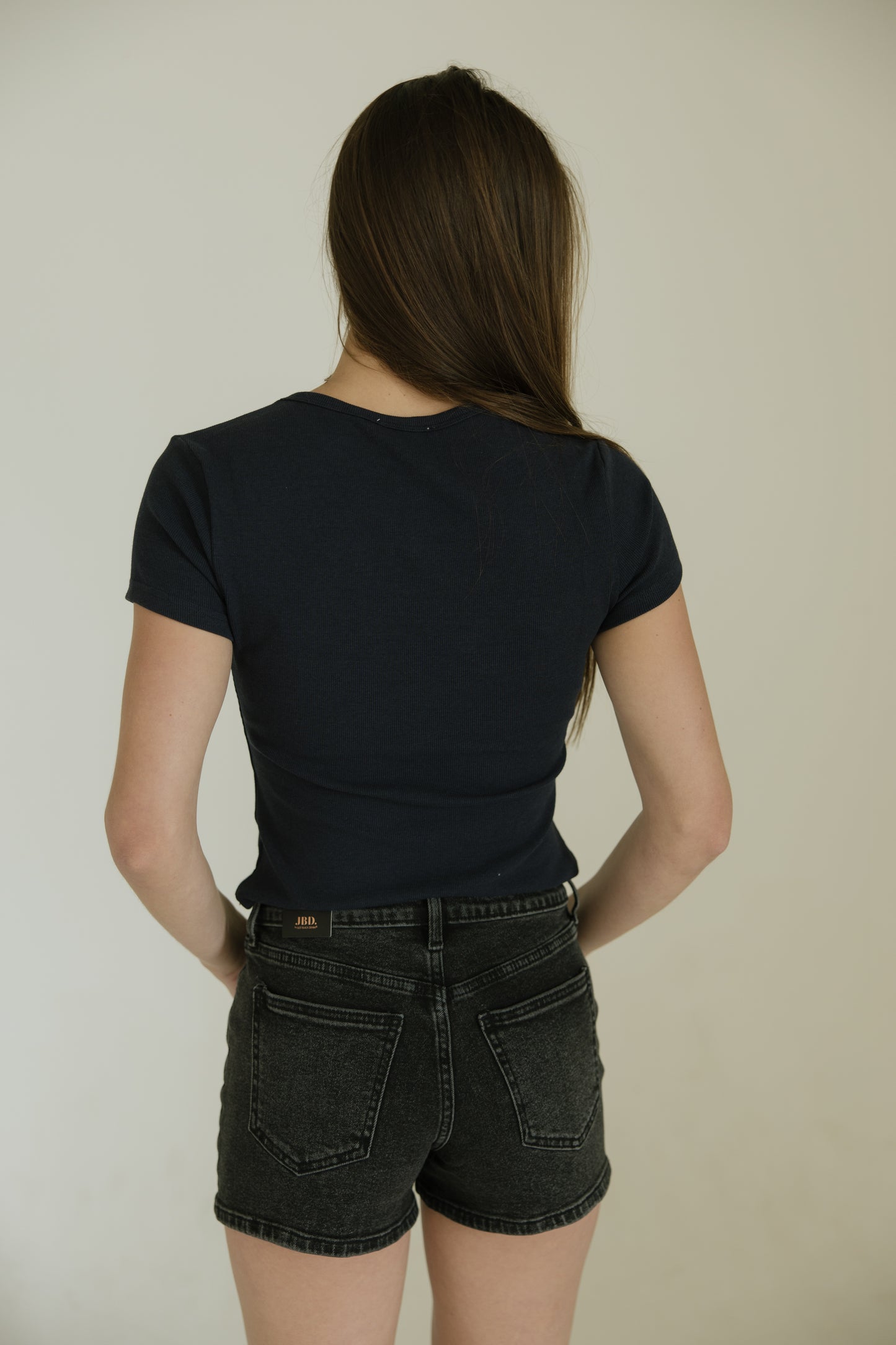 Navy Short Sleeve American Flag Tee