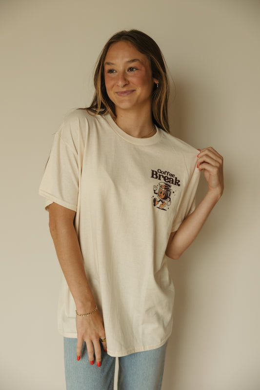Coffee Break Oversized Tee