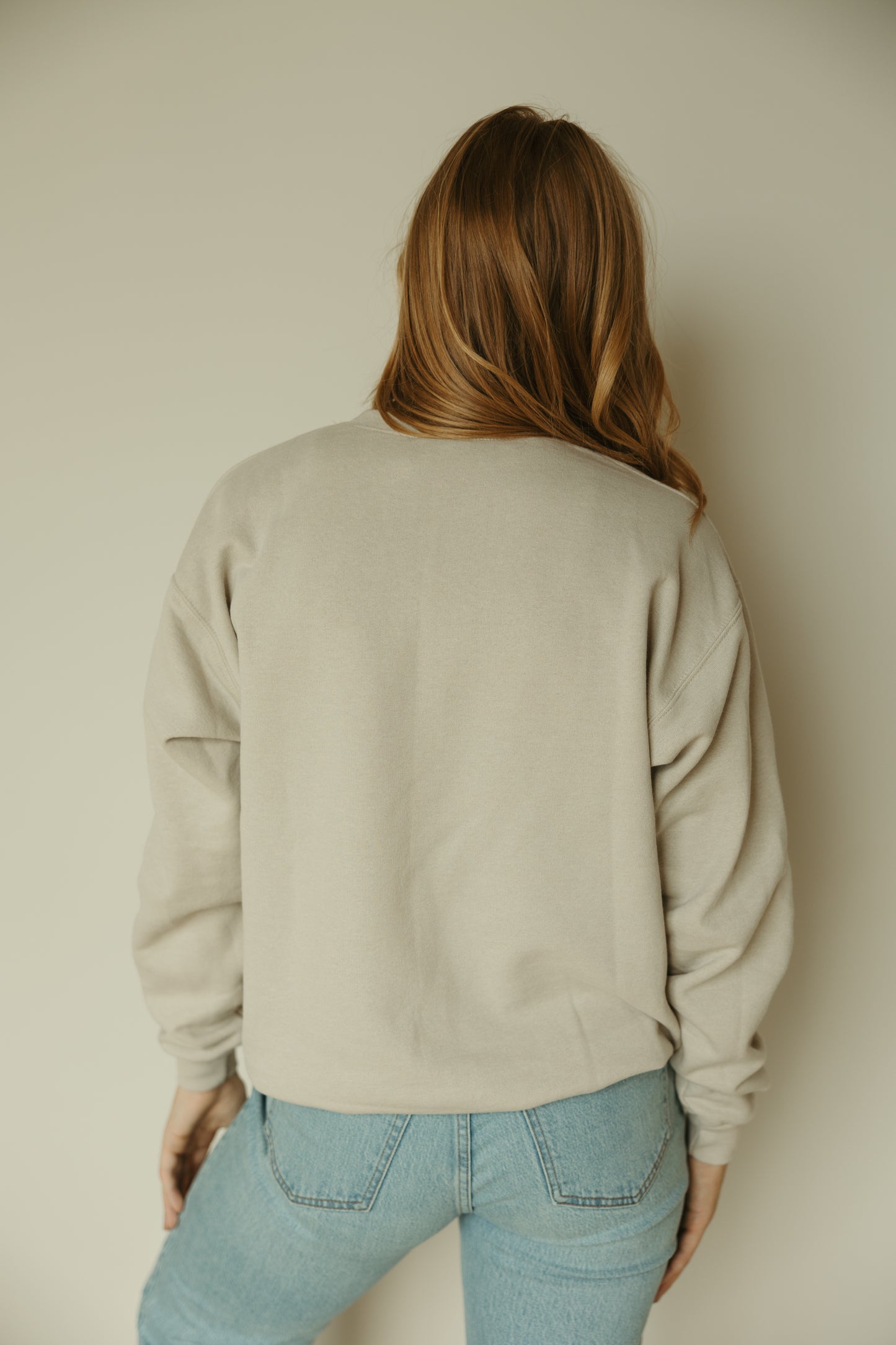 Coffee Cup Embroidered Crewneck