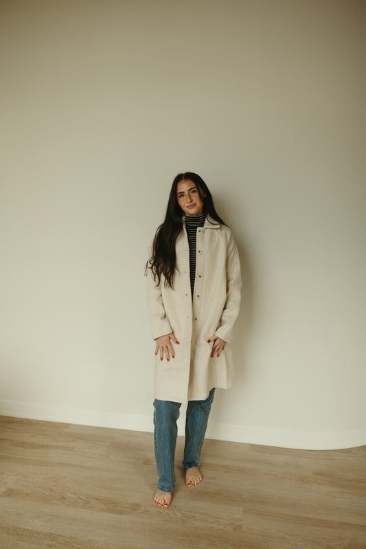 Teddy Textured Button Down Coat