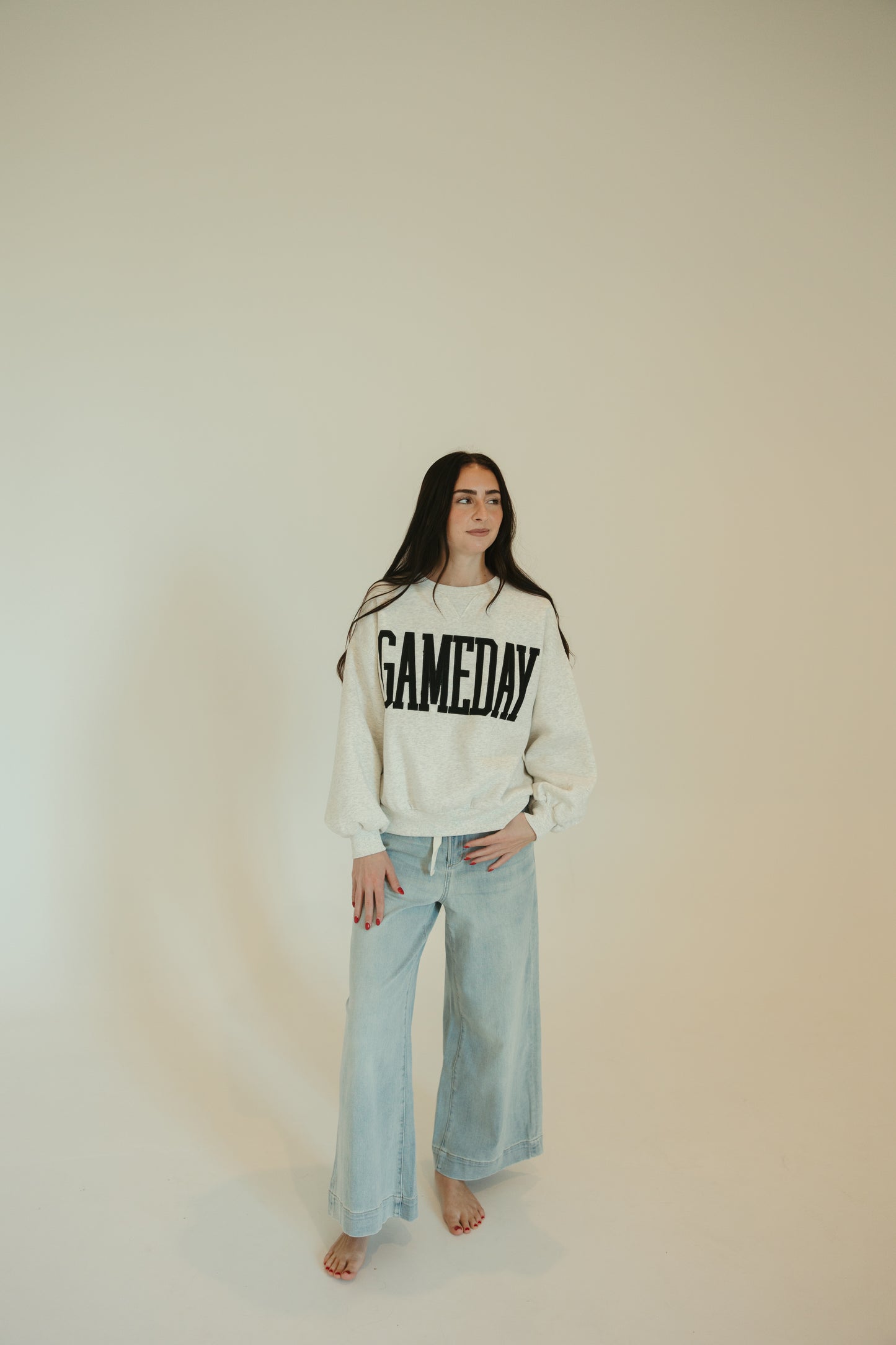 Gameday Sweatshirt in White