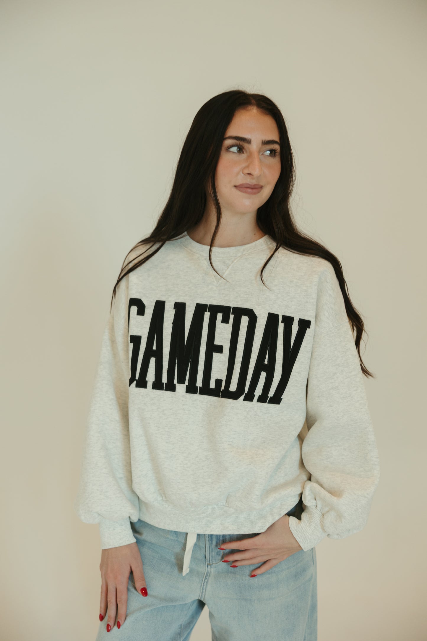 Gameday Sweatshirt in White