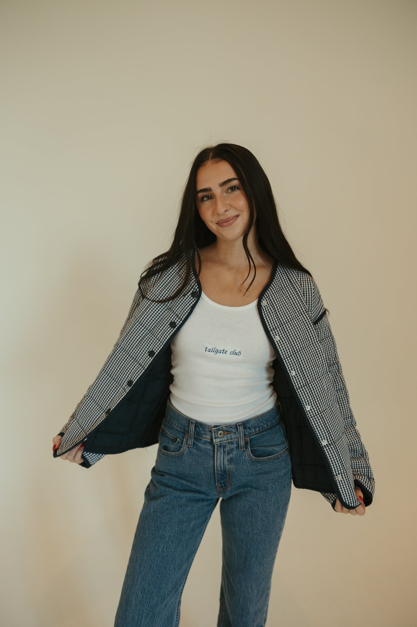 Embroidered Tailgate Club Tank