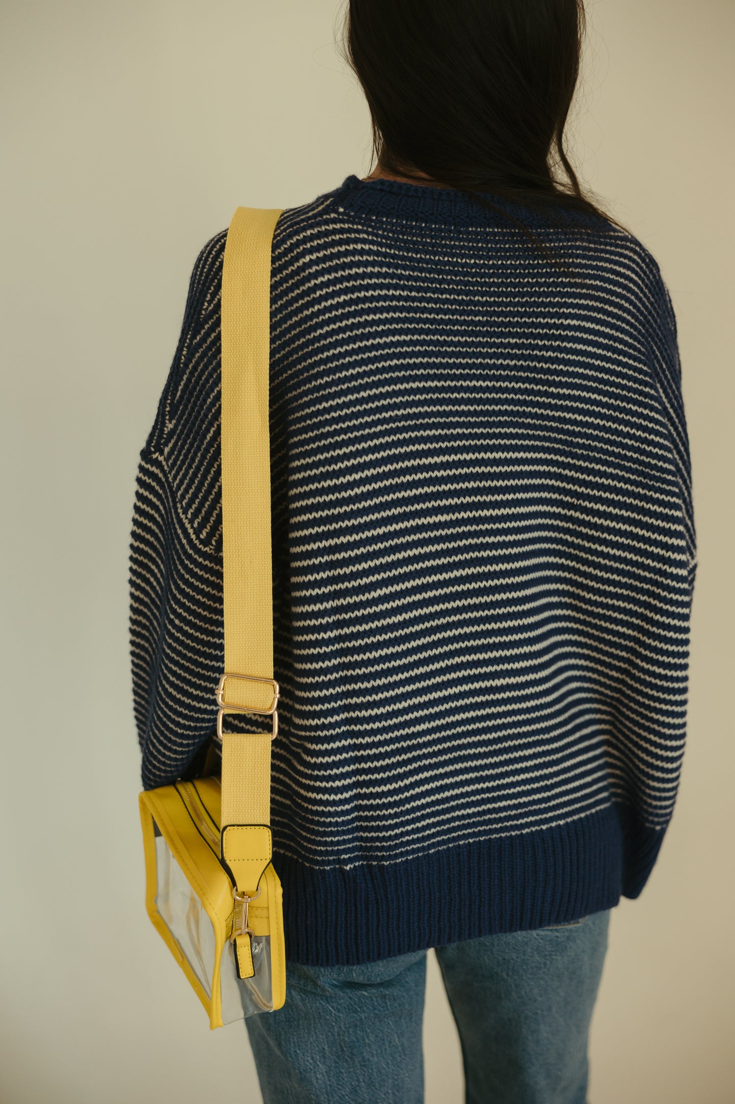 Plus Blue Striped Sweater