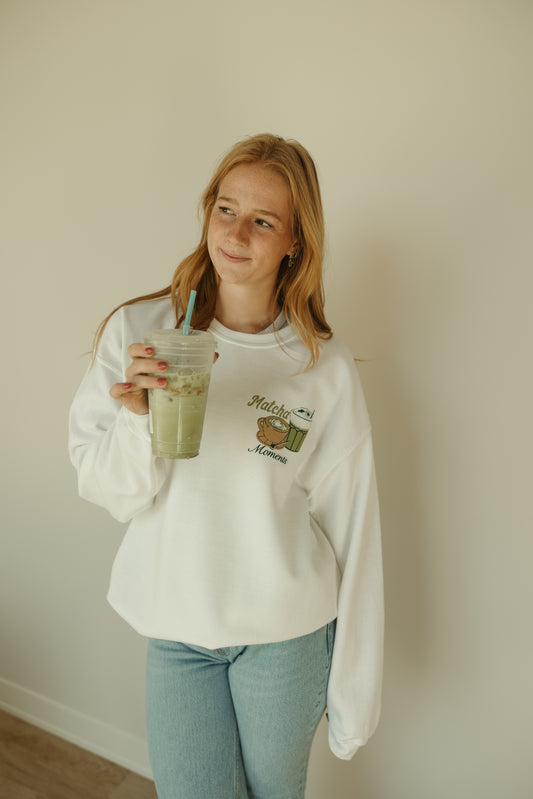 Matcha Cafe Crewneck
