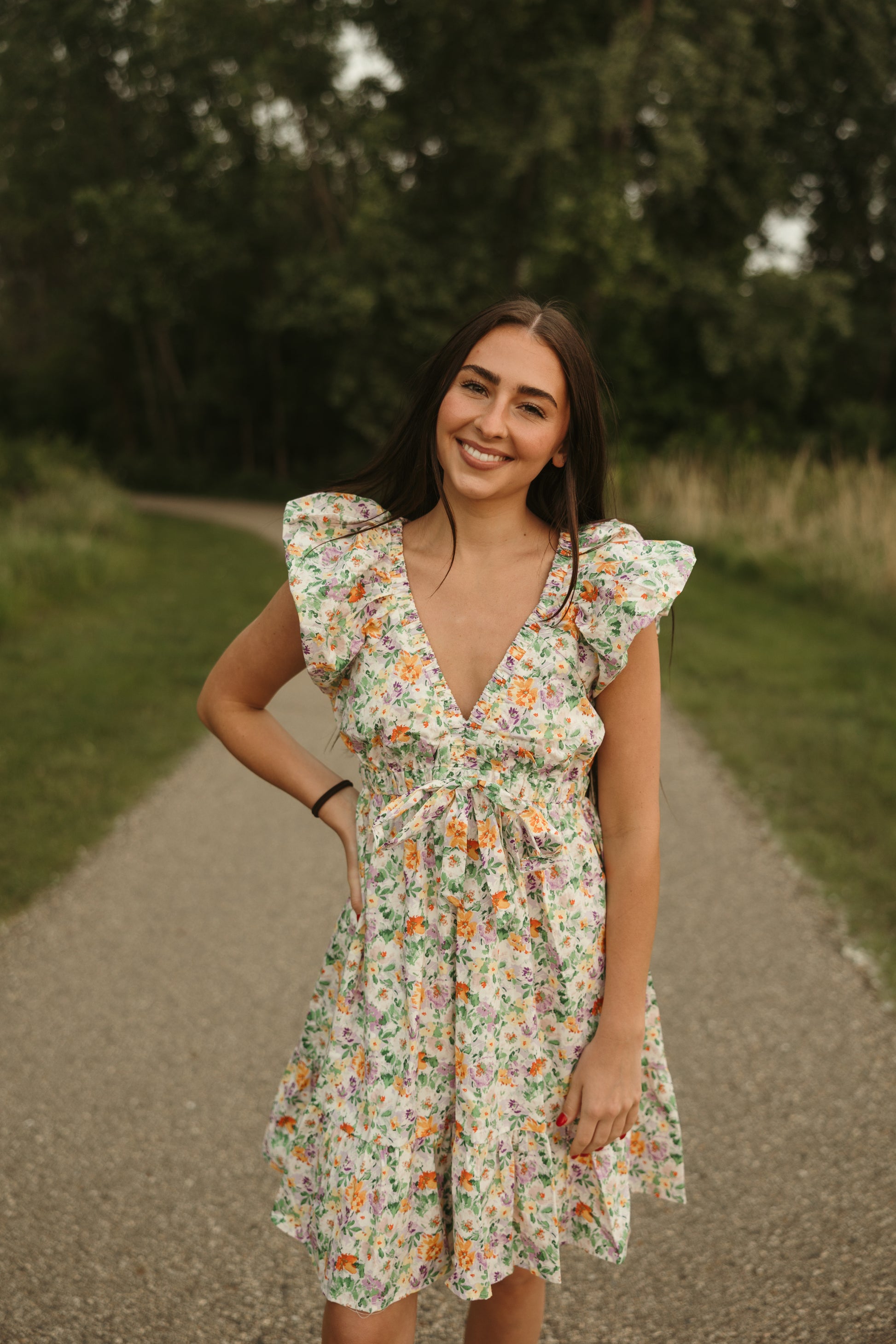Garden Party Midi Dress - Main Image