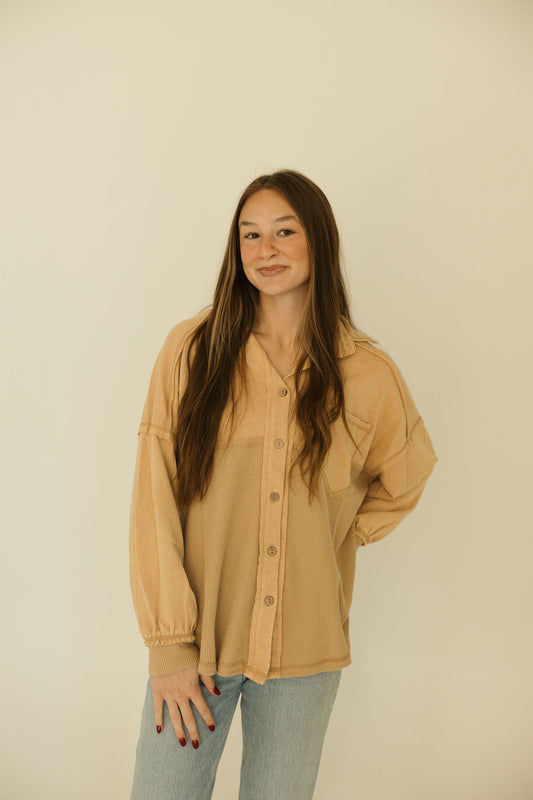 Oat Washed Texture Jacket