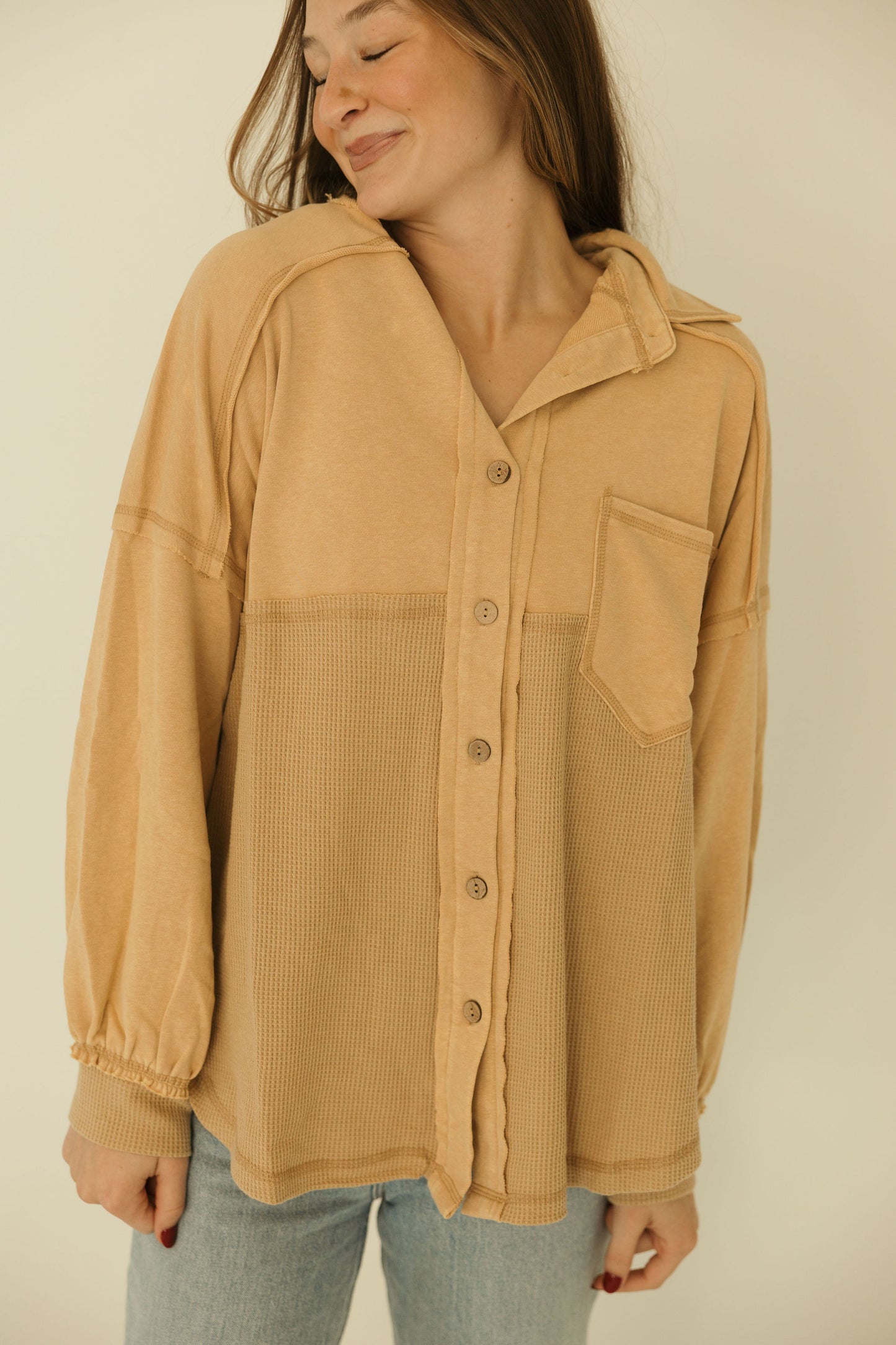 Oat Washed Texture Jacket