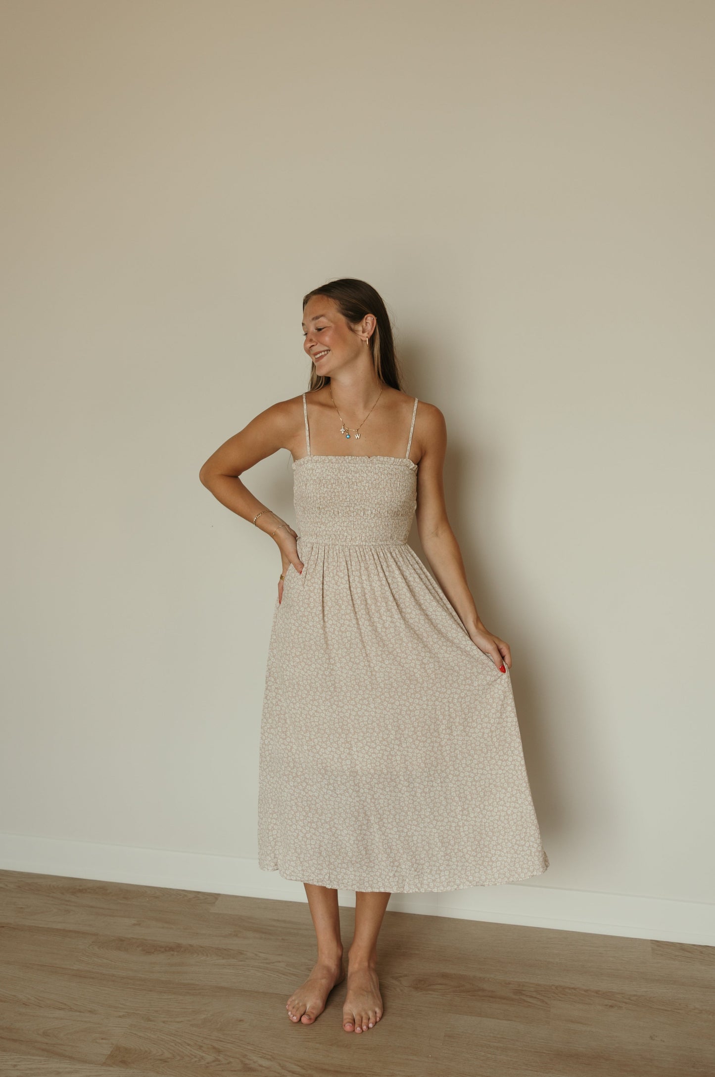 Ditsy Floral Cami Strap Dress