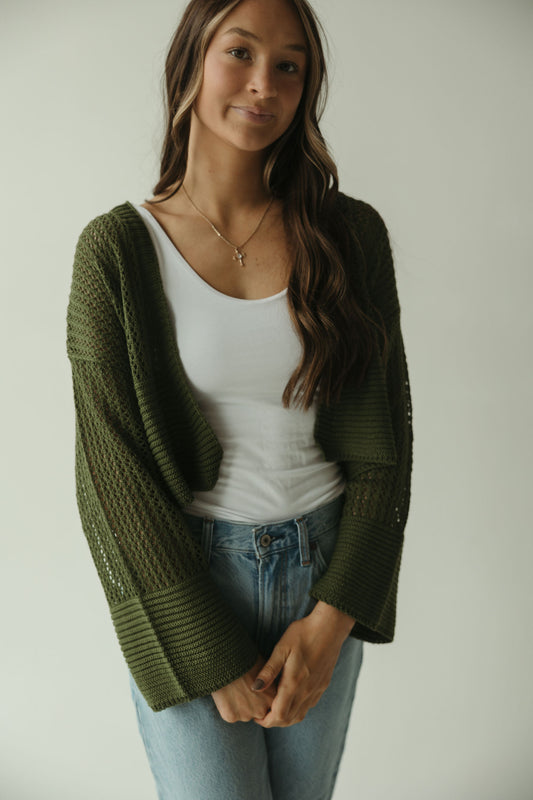 Wide Sleeve Crop Sweater