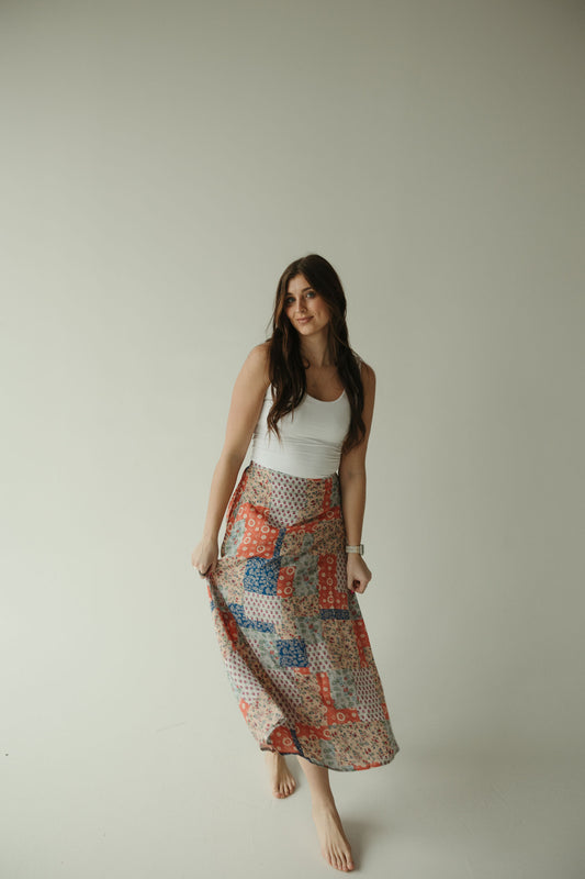 Spring Patch Skirt
