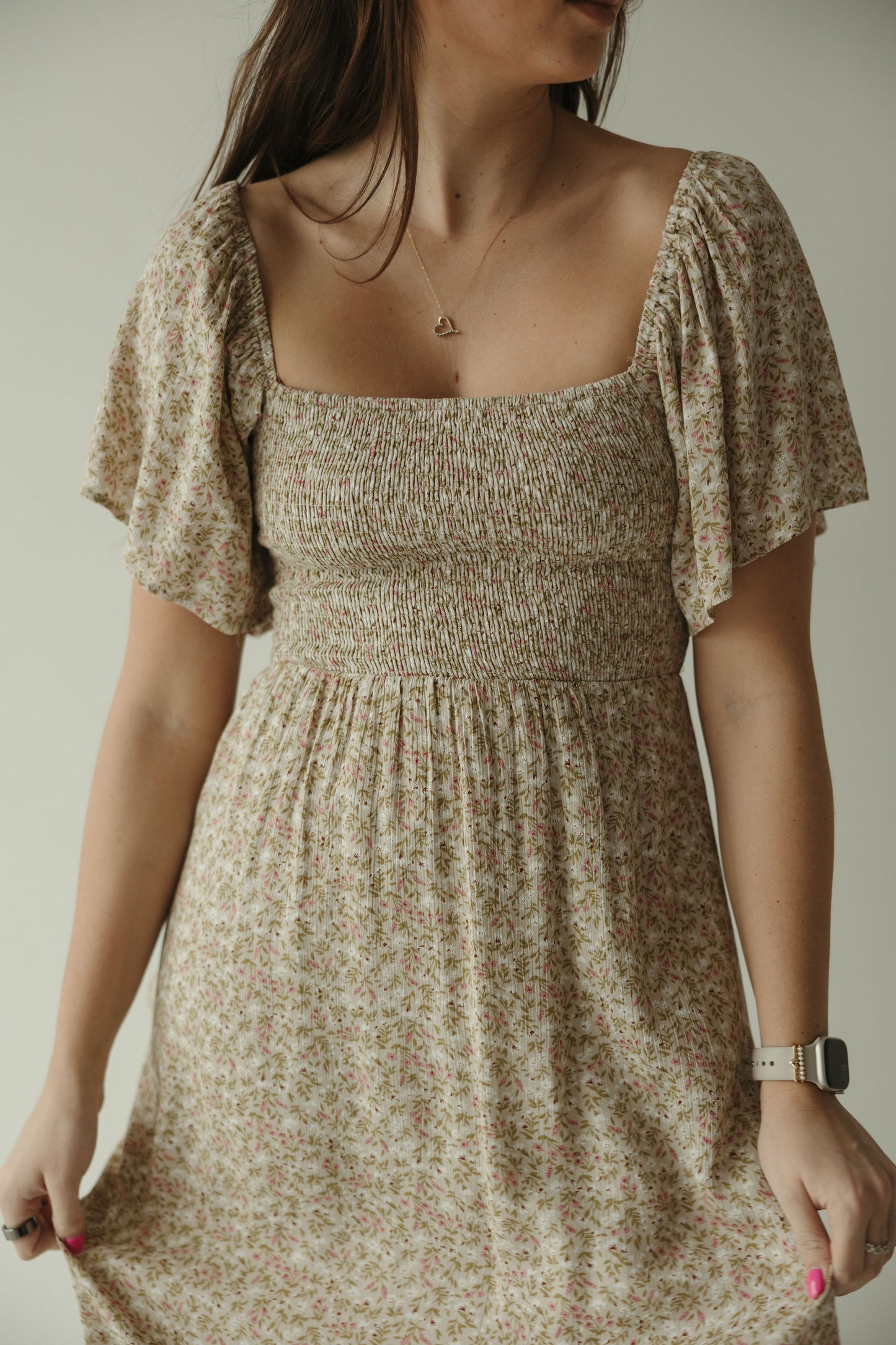 Prairie Floral Smocked Maxi Dress