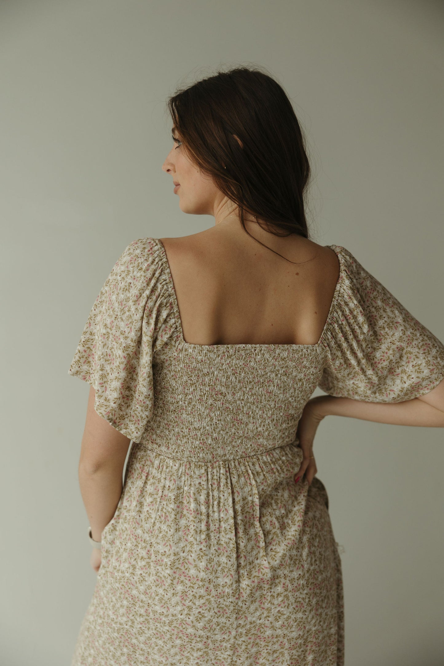 Prairie Floral Smocked Maxi Dress