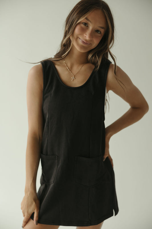 French Terry Sleeveless Dress