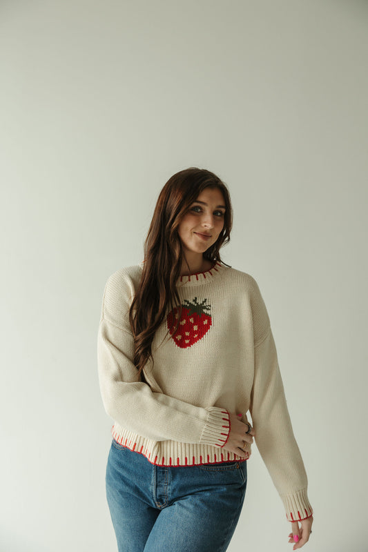 Strawberry Knit Sweater