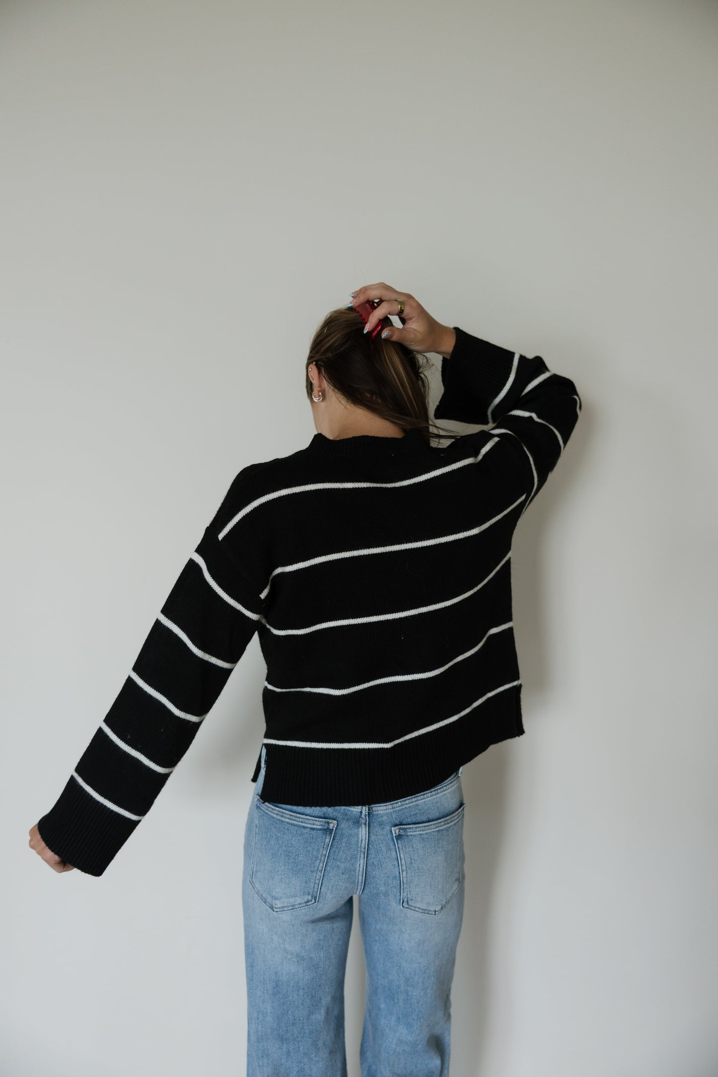 Black & White Stripe Sweater