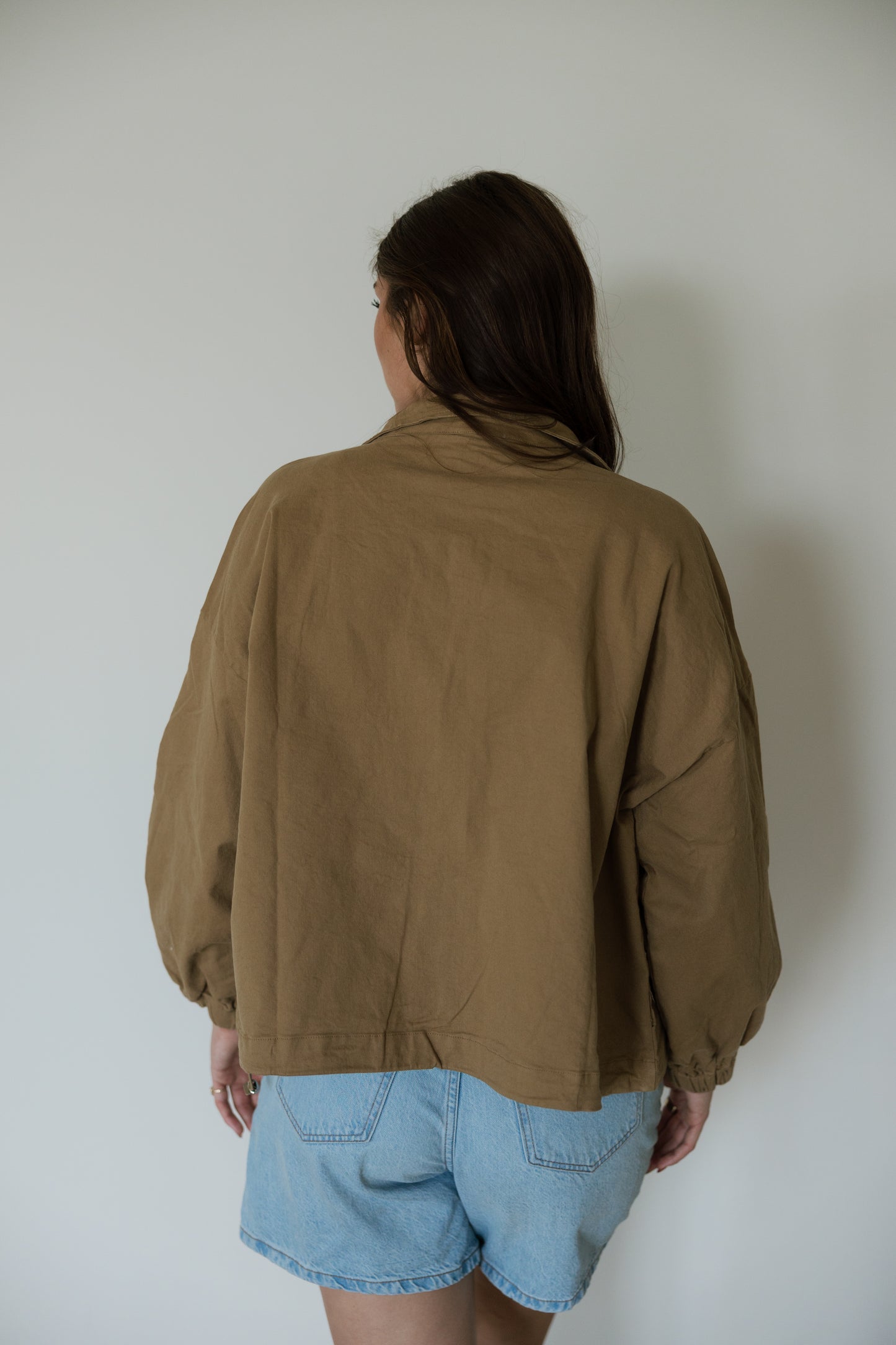 Double Pocket Drawstring Jacket