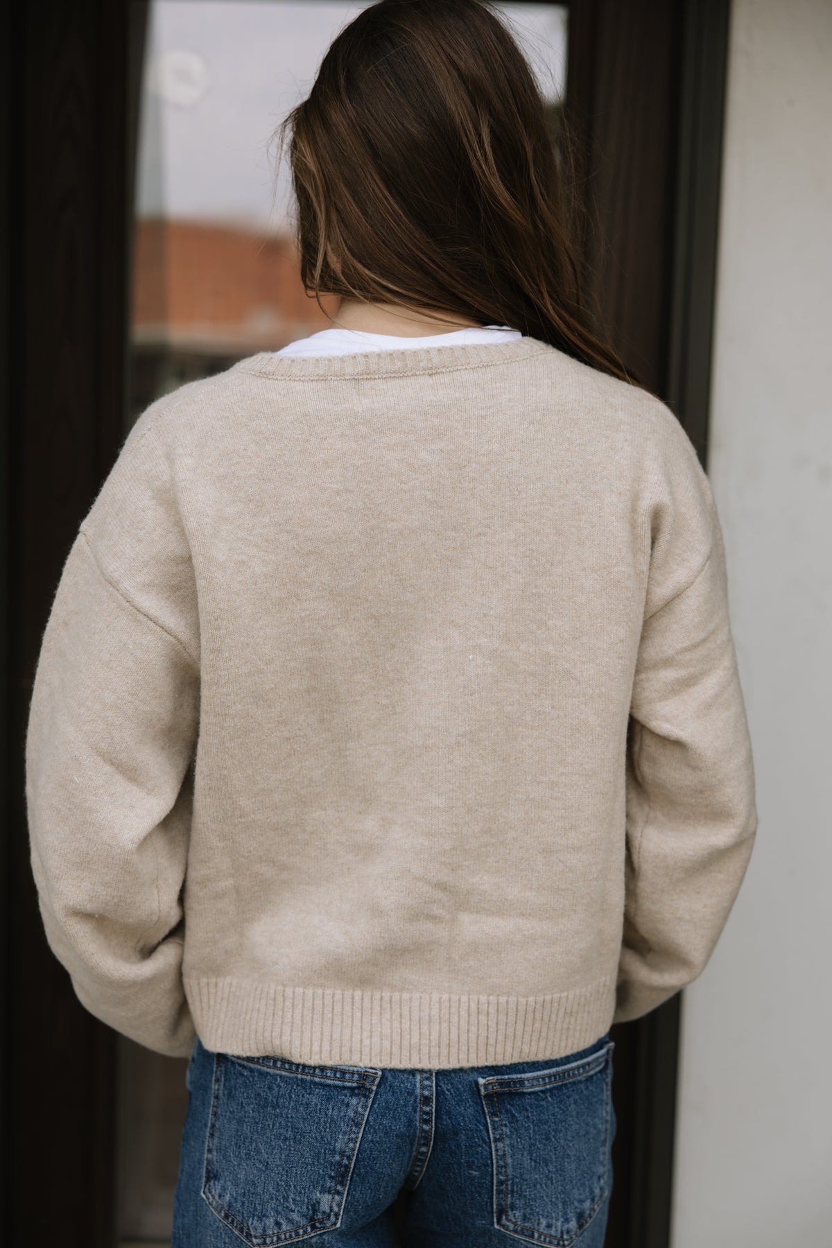 Cottage Plaid Sweater Cardigan