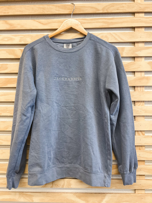 Embroidered Jackrabbits Crewneck