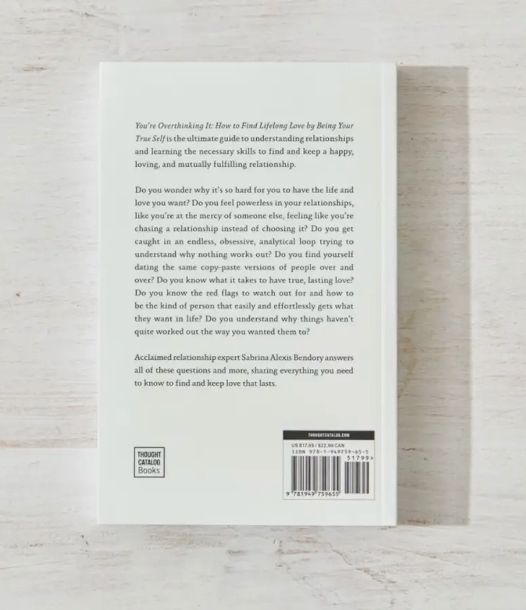 You're Overthinking It Book