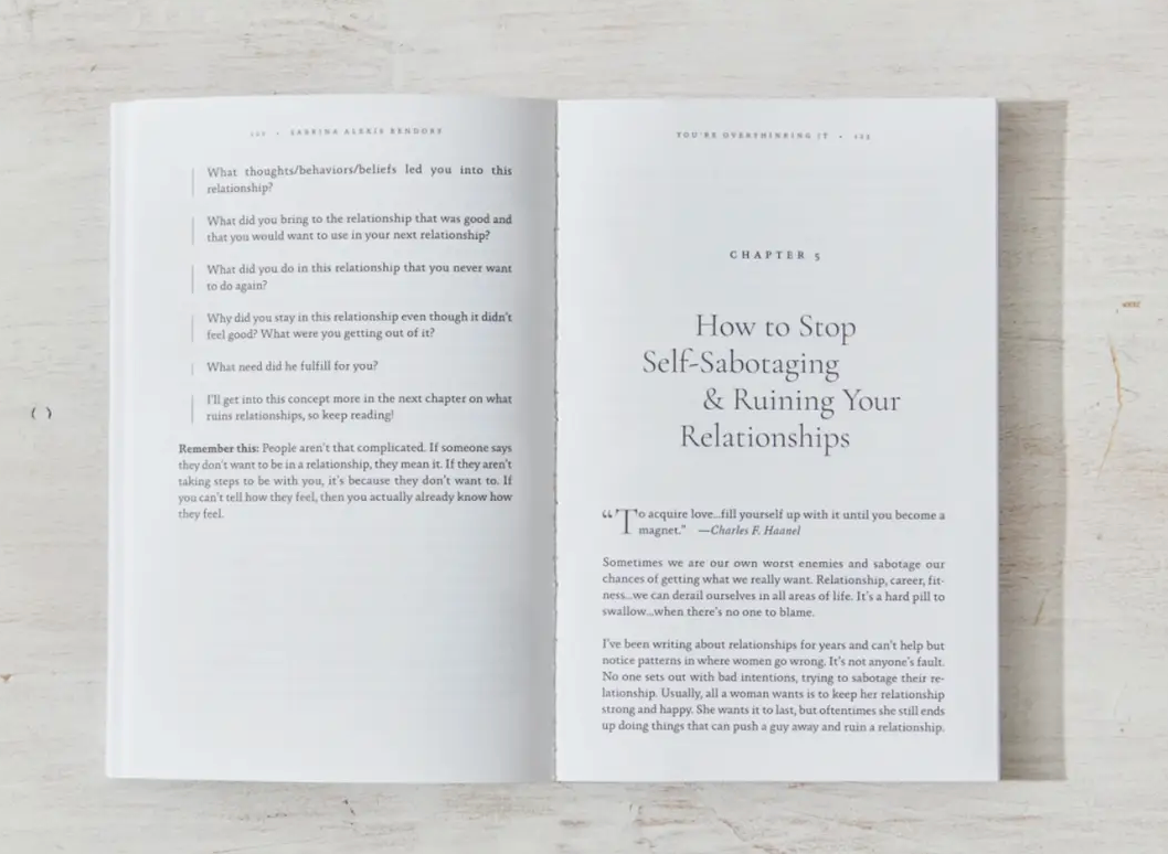 You're Overthinking It Book