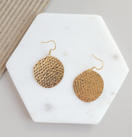 Lucia Hammered Earrings