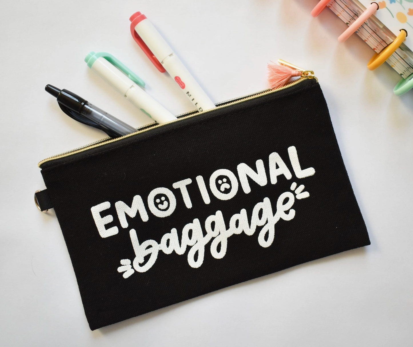 Emotional Baggage Zipper Pouch
