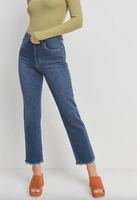 Dark Denim Straight Jean