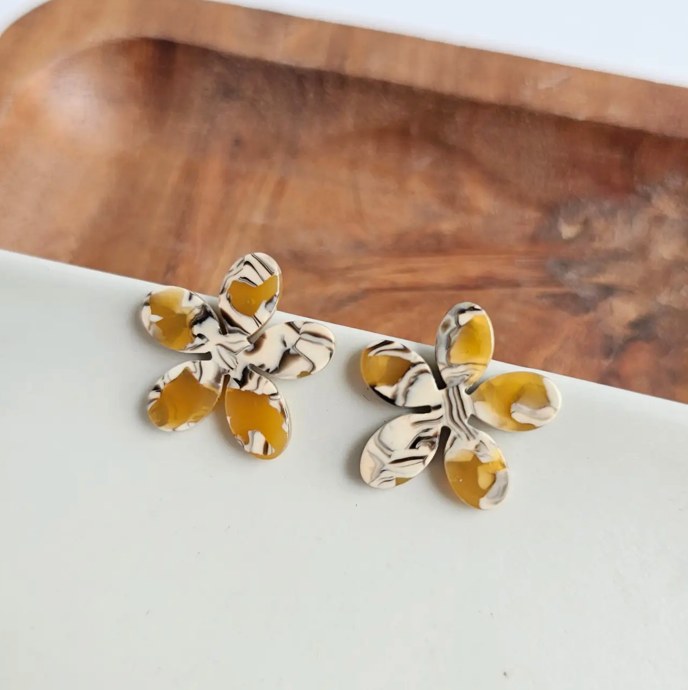 Mustard Blossom Studs