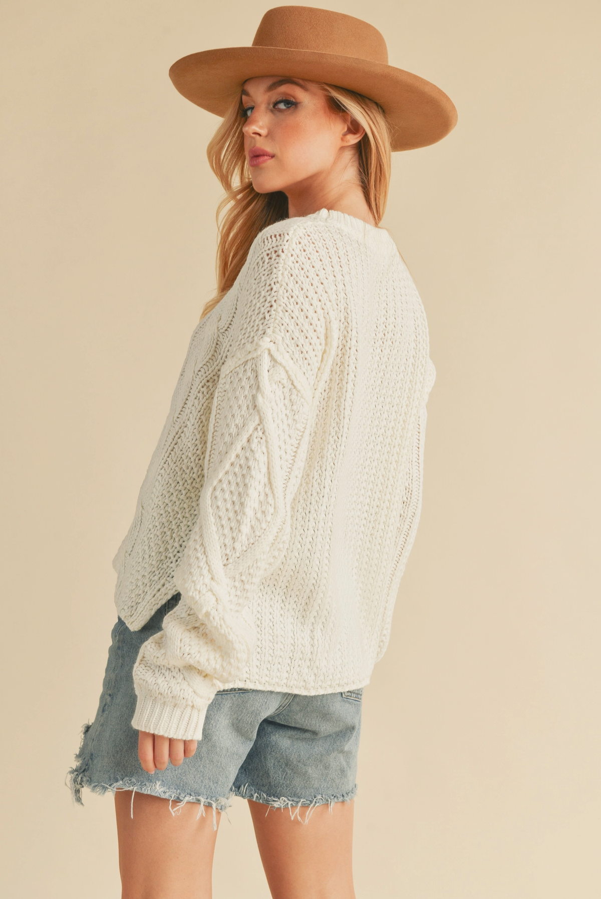 THE Sweater in Ivory
