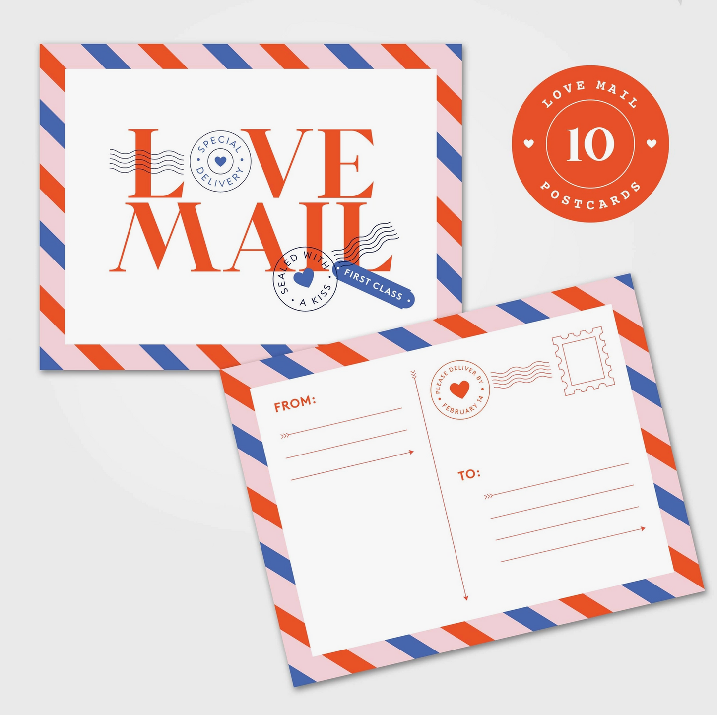 Love Mail Postcard Box