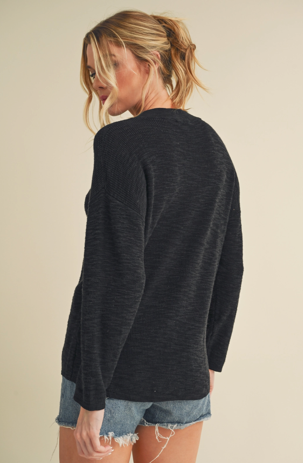 Laid Back Sweater in Black