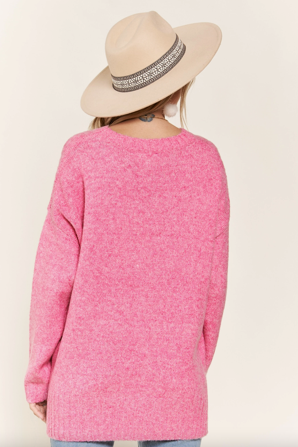 Plus Candy Pink Sweater
