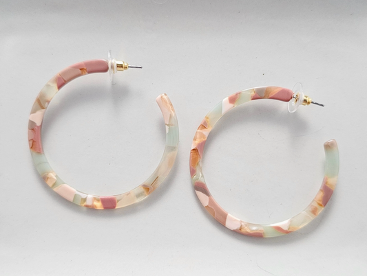 Marble Mix Hoops