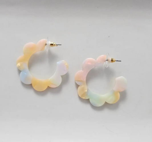 Pastel Floral Hoops