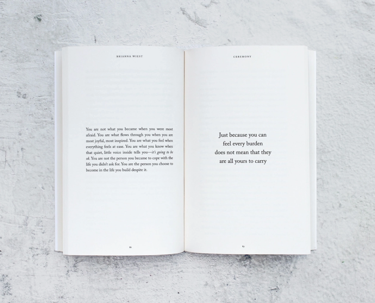 Ceremony Book by Brianna Wiest