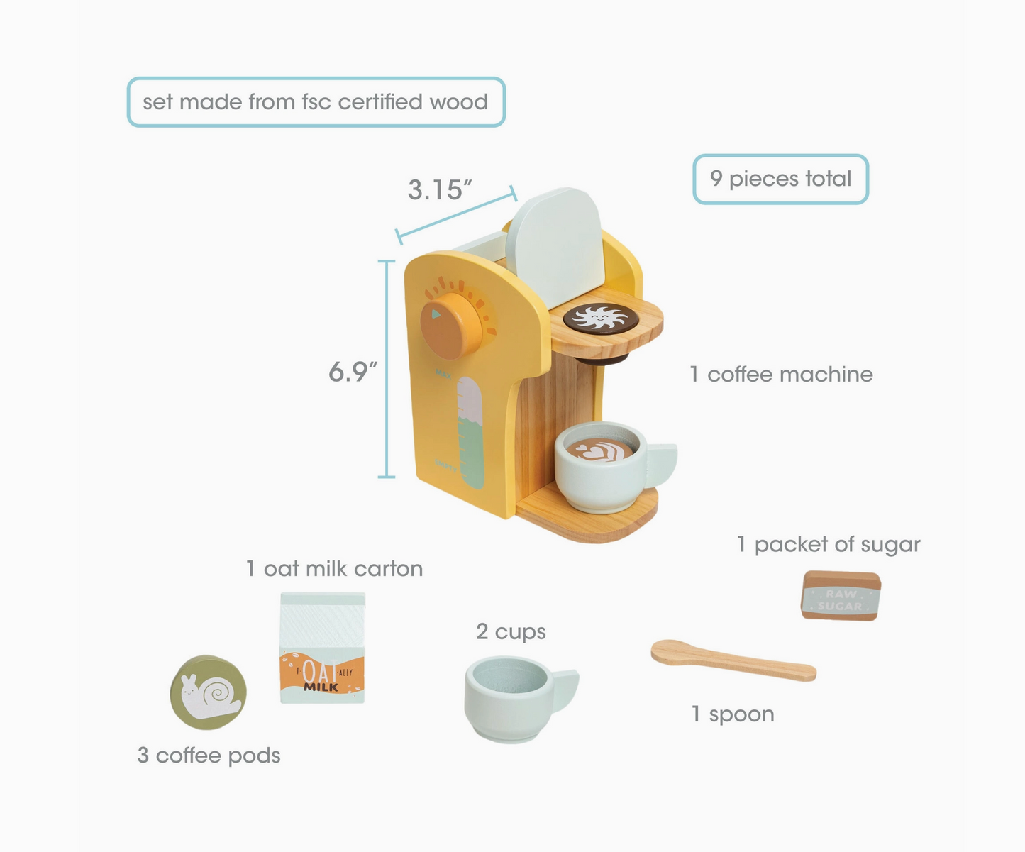 Kids Barista Coffee Set