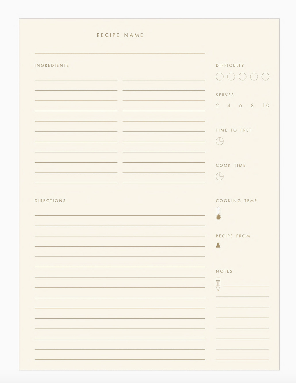 Recipe Book