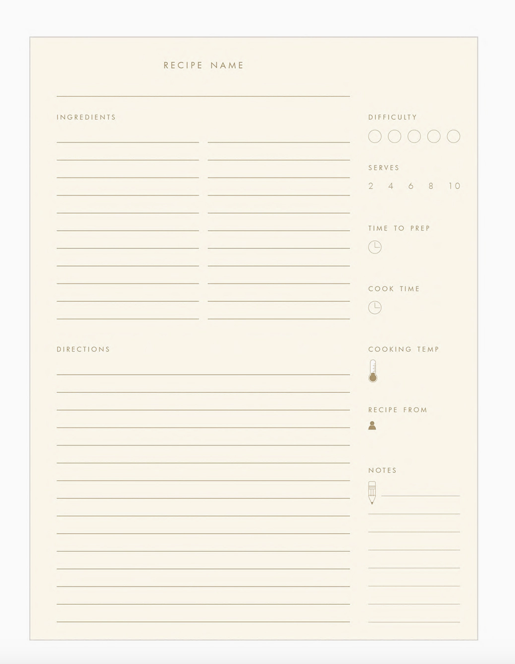Recipe Book