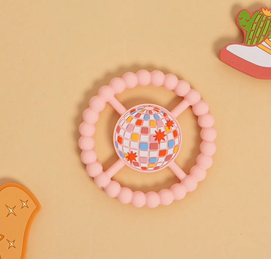 Disco Ball Teether Ring