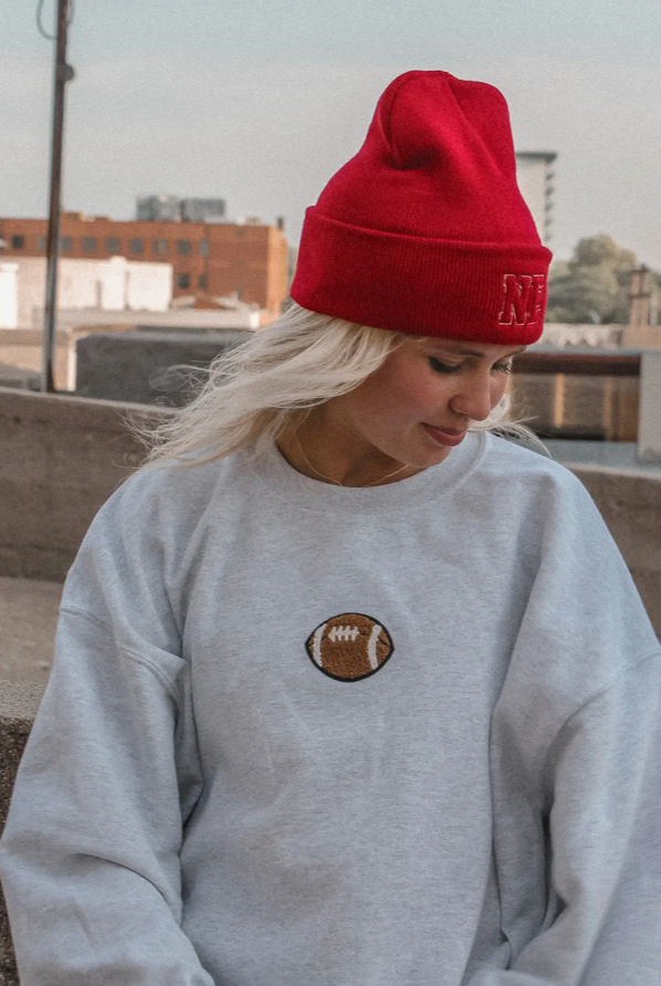 Football Patch Crewneck