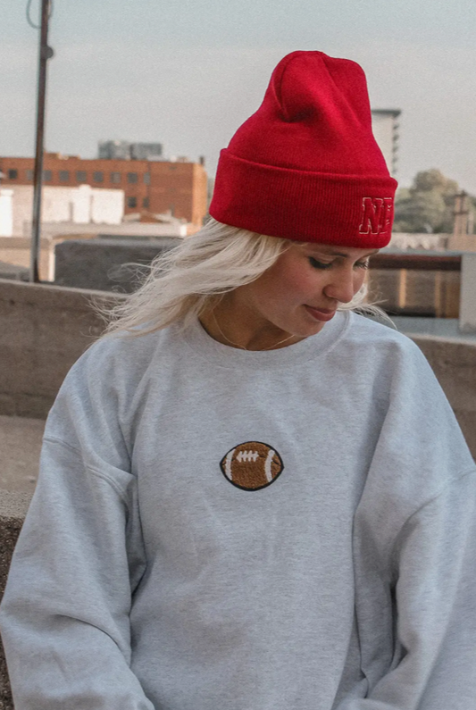 Football Patch Crewneck