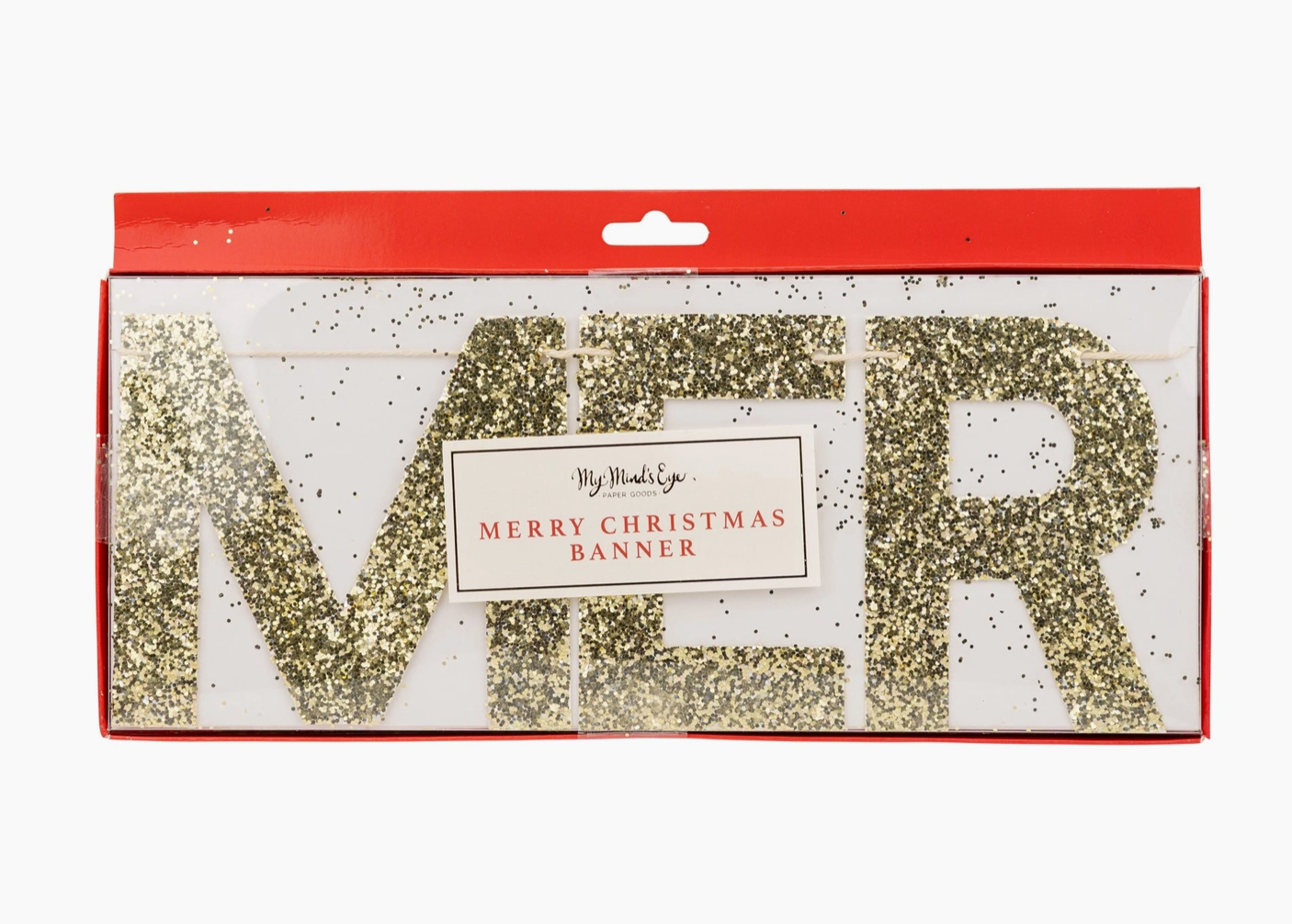 Glitter 'Merry Christmas' Banner