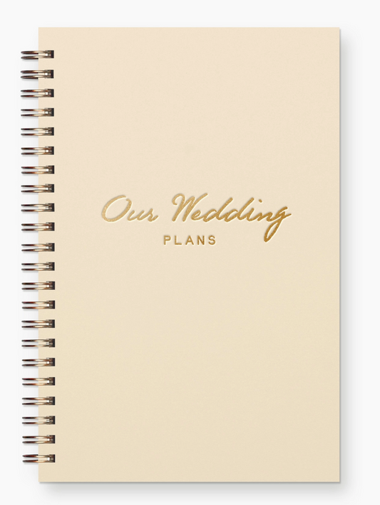 Our Wedding Plans Notebook