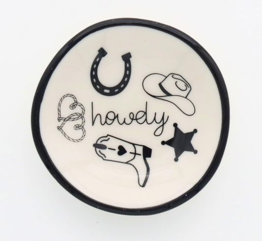 Howdy Ring Dish