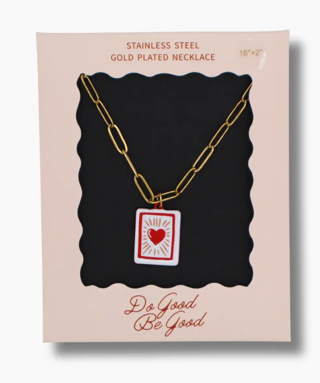 Heart Book Charm Necklace