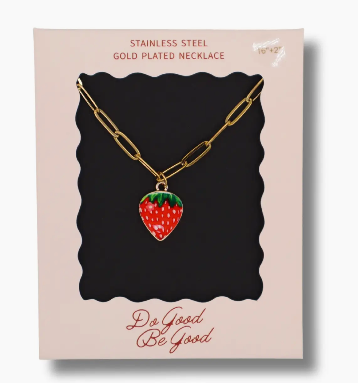 Strawberry Charm Necklace