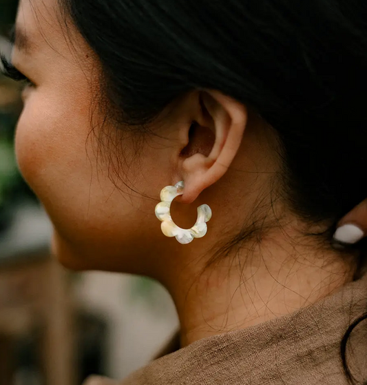 Spring Floral Mini Hoops