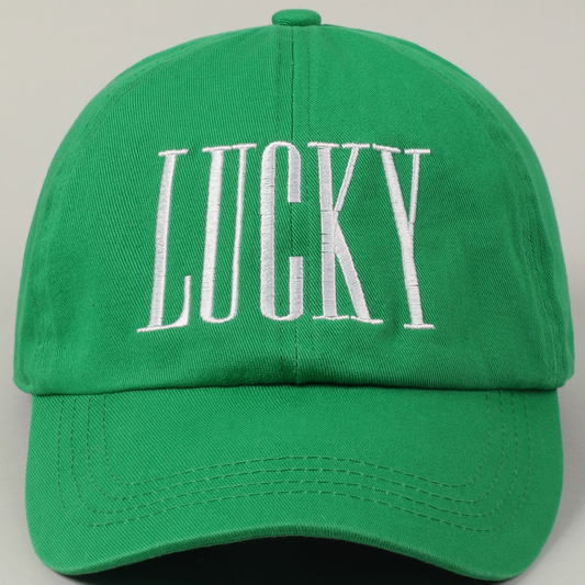 LUCKY Embroidered Baseball Cap