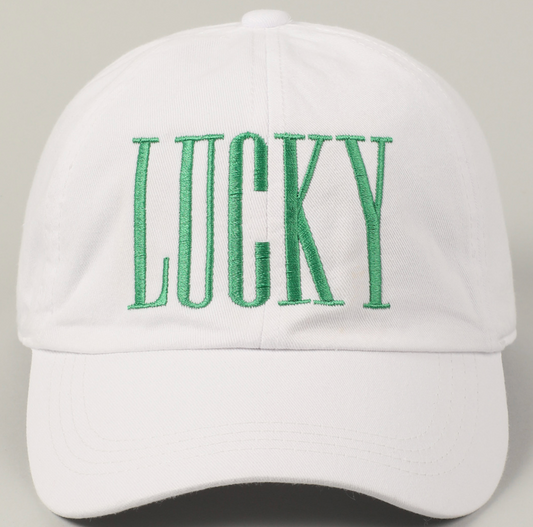 LUCKY Embroidered Baseball Cap